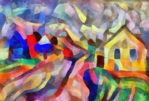 道路で、2017、 作： Alex Caminker